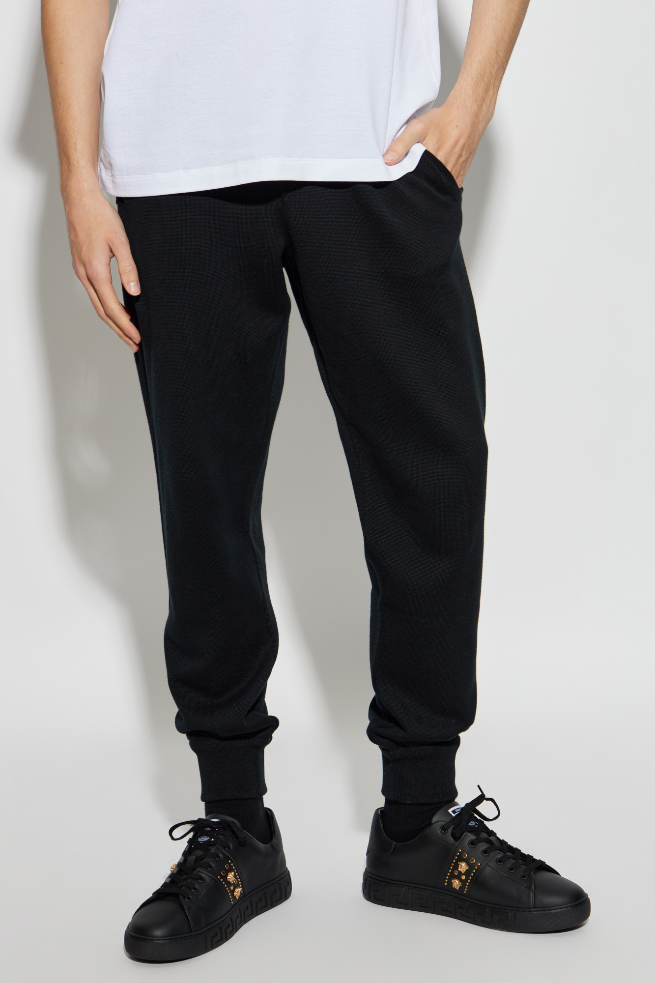 Black Tracksuit bottoms Versace Vitkac GB